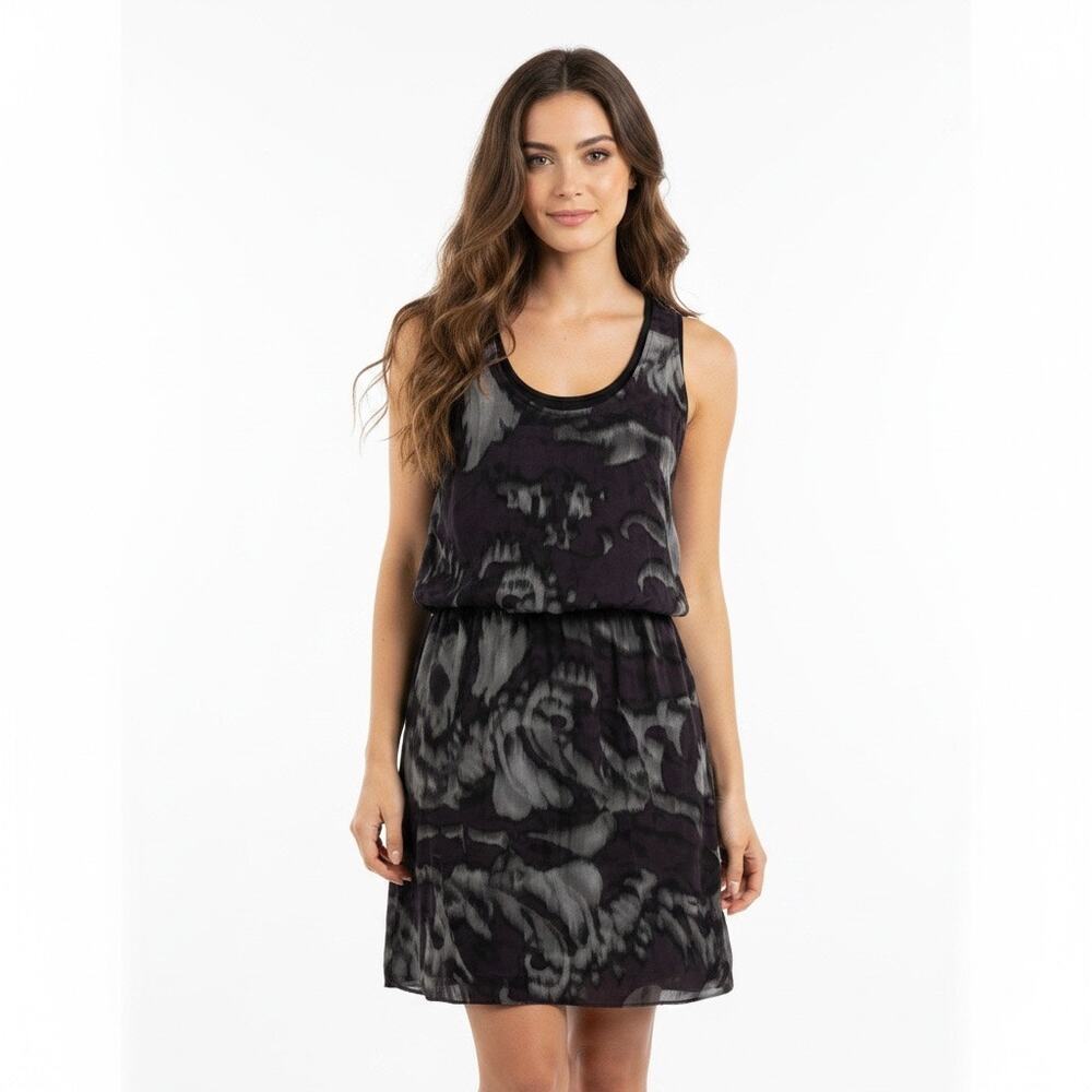 Robert Rodriguez Size 8 100% Silk Racerback Dress Dark Romantic Y2K Designer